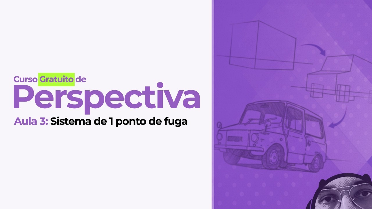 Curso de Perspectiva para Iniciantes #3 - Sistema de um ponto de fuga