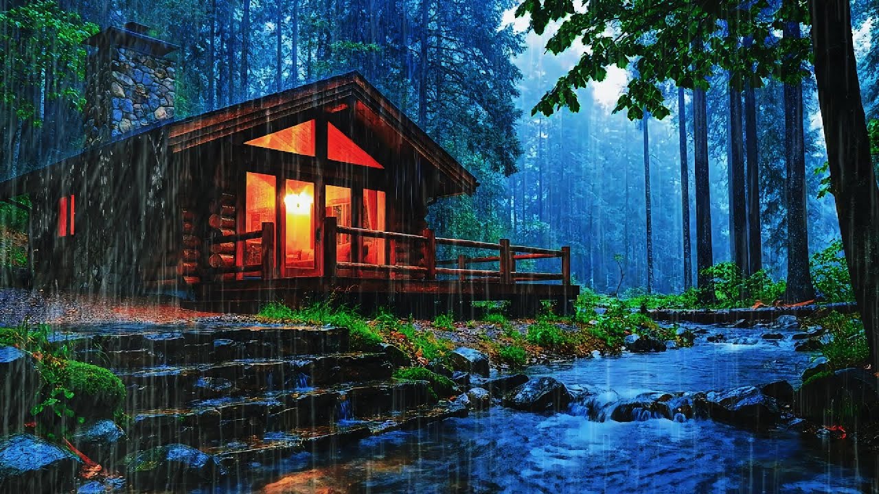 Silent Forest Night Rain | Natural Sounds for Deep Sleep -RAIN RELAXING ASMR
