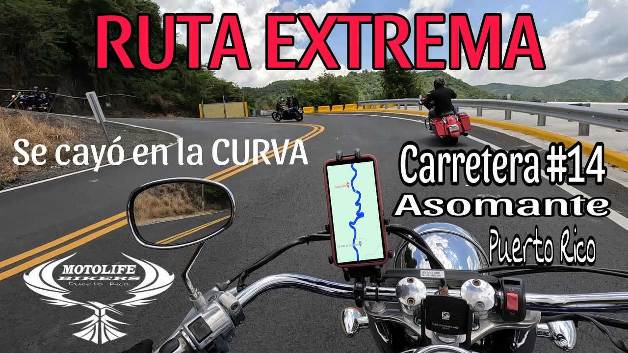 RUTA EXTREMA EN MOTO | CARRETERA 14 ASOMANTE | JUANA DIAZ A AIBONITO PUERTO RICO  @Charly Sinewan