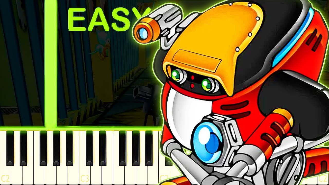 E-102 GAMMA THEME | SONIC ADVENTURE - EASY Piano Tutorial