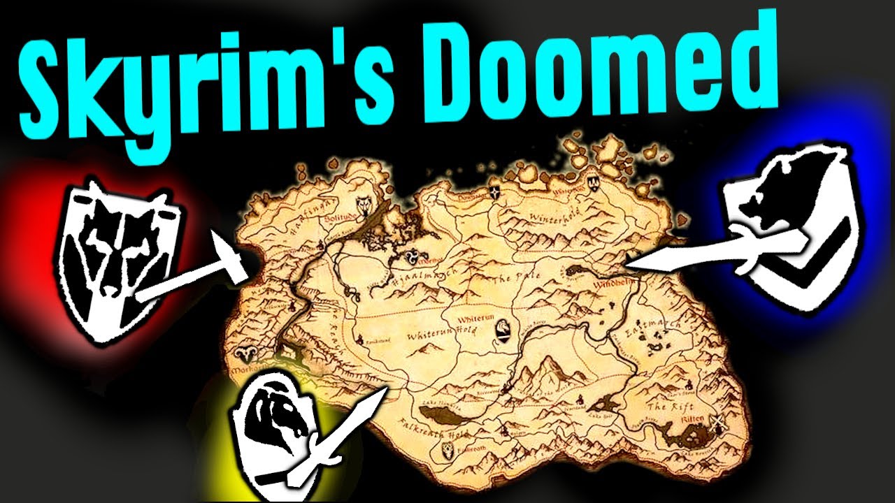 Проблема географии Skyrim — построение мира