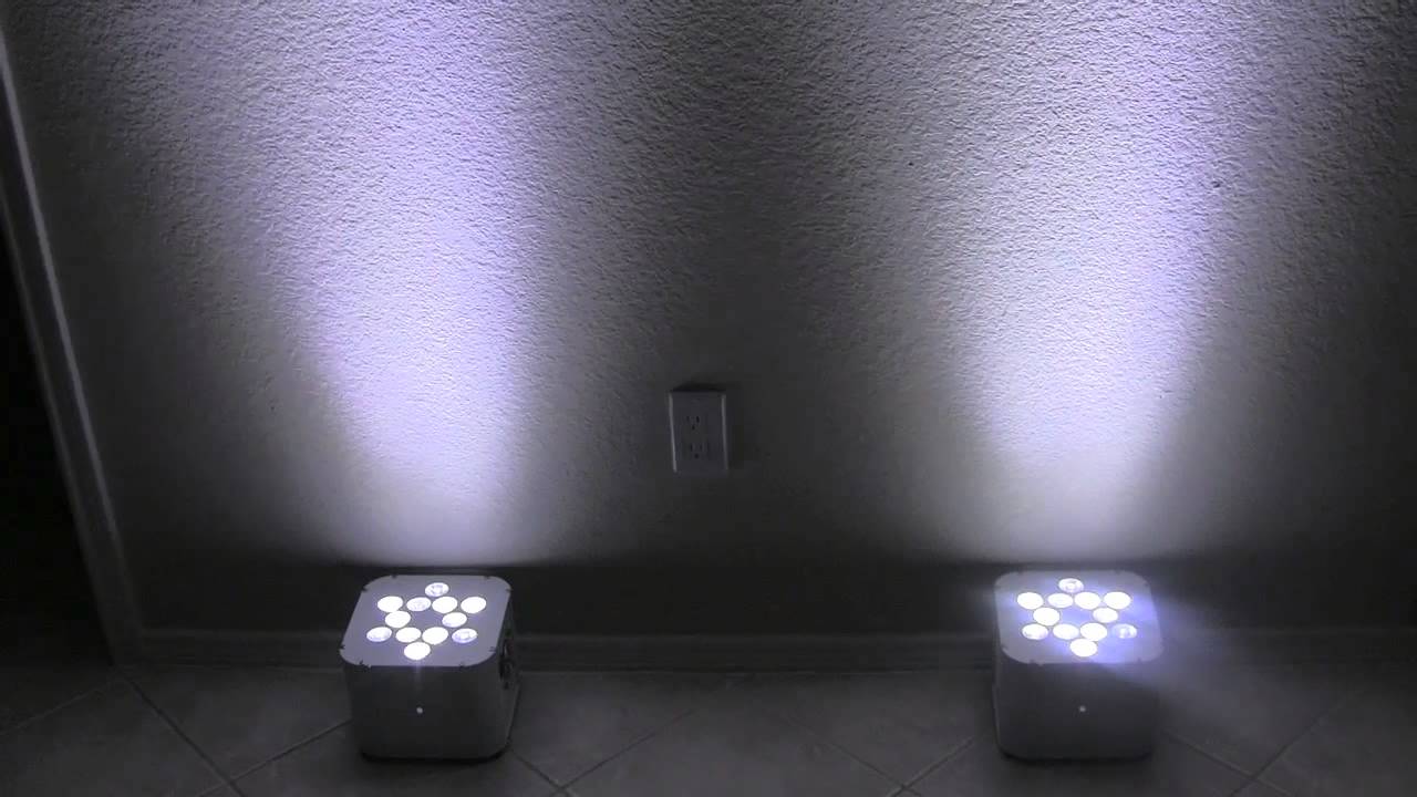 Dallas Wedding Lighting Wireless Uplight Control