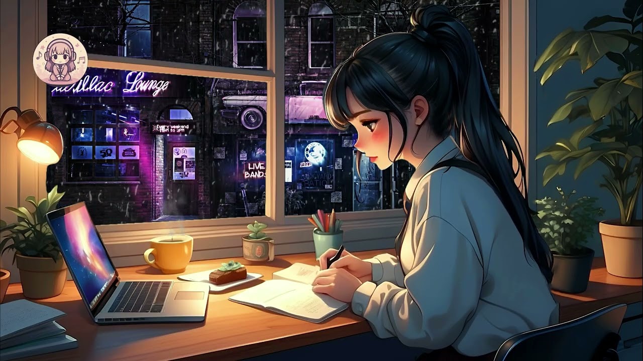 Lo-Fi Study Focus at Night 🌙📚🎧 Lo-Fi Chill / Study / Night Beats | LoFi Chord