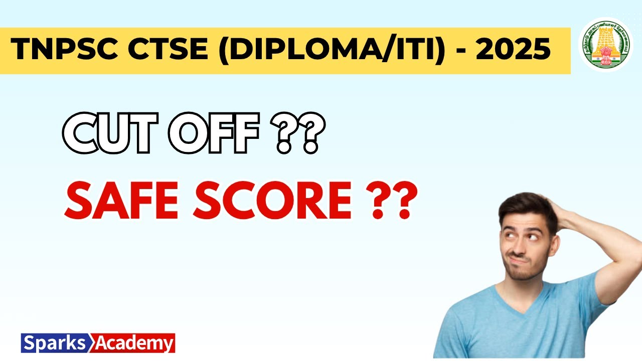 TNPSC DIPLOMA/ITI LEVEL - Cutoff Prediction for Post Code 540 | 551| 538| 534- Sparks Academy