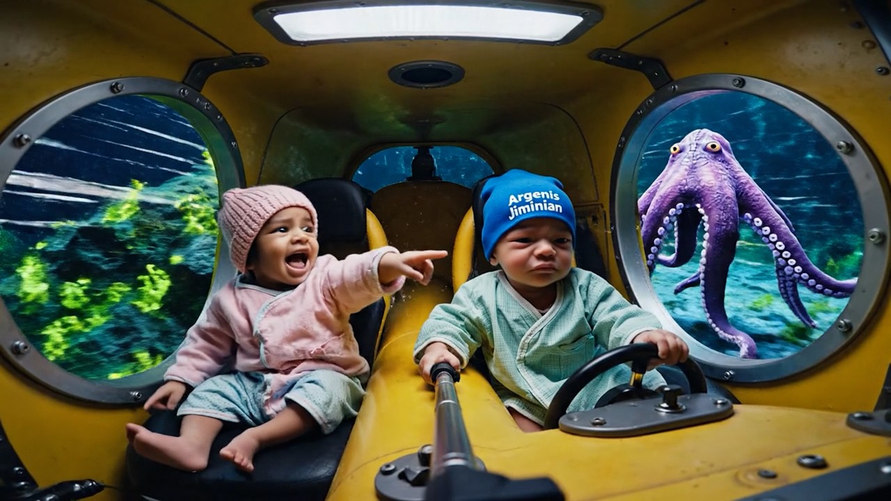¡UN PULPO GIGANTE SECUESTRÓ A NUESTRO PEZ! 🐙🐠 (Misión Rescate) | Brayan y Kimberly AI