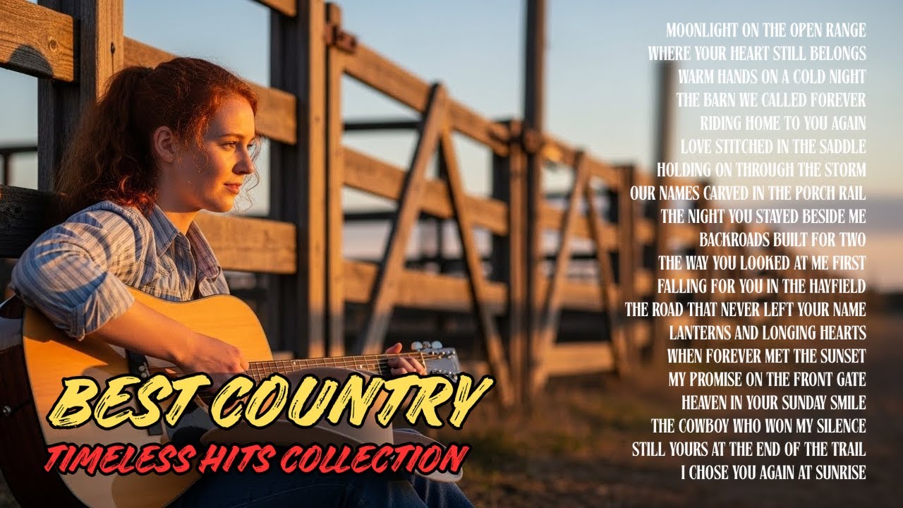 Golden Country Nights – Soft, Gentle & Free Loving Acoustic Guitar