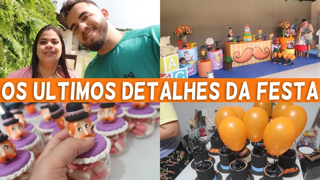 CHEGOU O GRANDE DIA 😍 ÚLTIMOS PREPARATIVOS PARA FESTA DE 1 ANO DO RAVI LUCCA 🥳