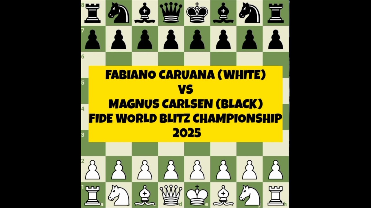 Fabiano Caruana vs Magnus Carlsen   |  The King of Endgame  |  FIDE World Blitz Championship 2025