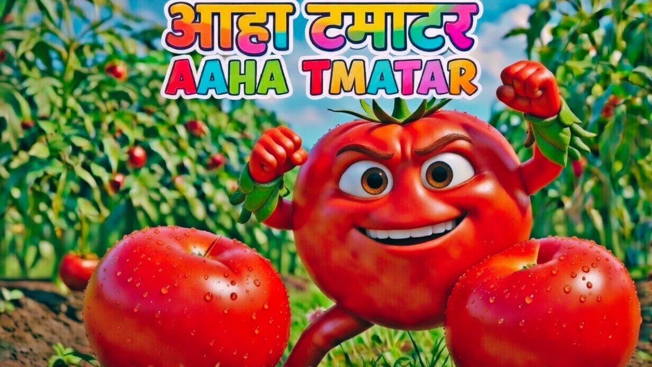 Tamatar Bade Mazedaar |आहा टमाटर बड़ा मज़ेदार Kids Fun & Eating Habits Improvement, Nursery Rhyme