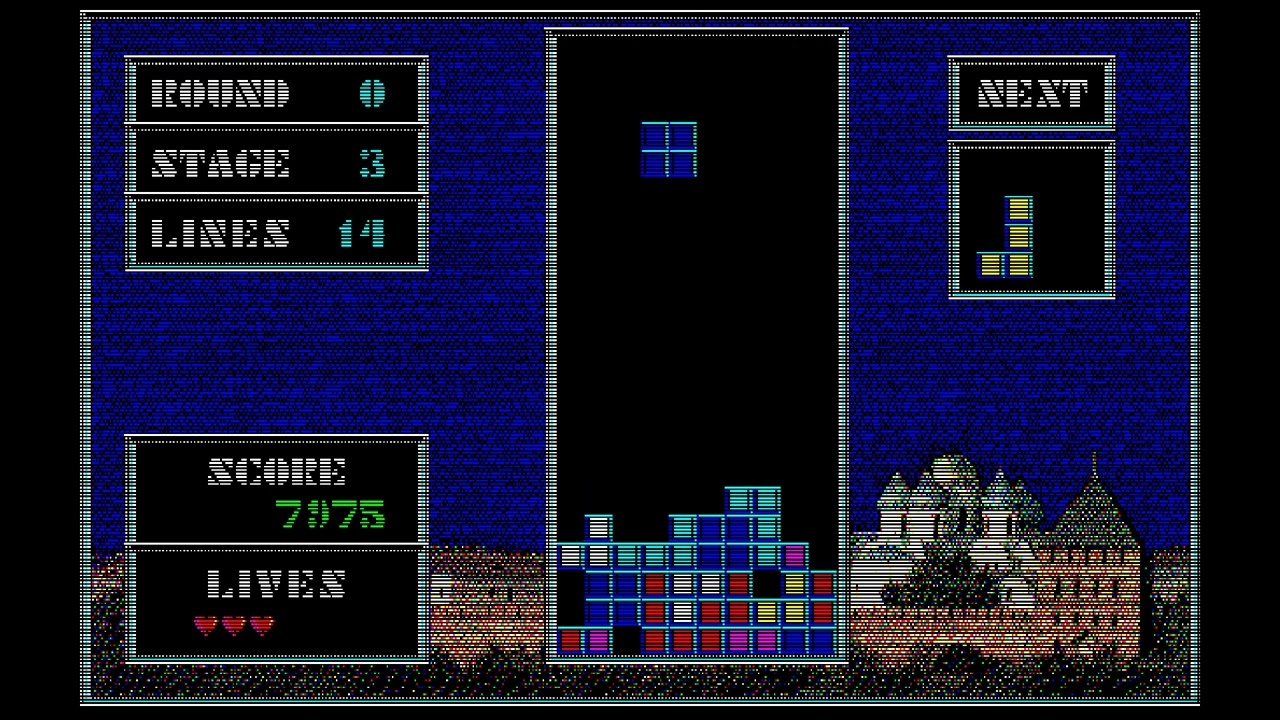 Tetris for PC-98 (Bullet-Proof Software, Inc, 1988)