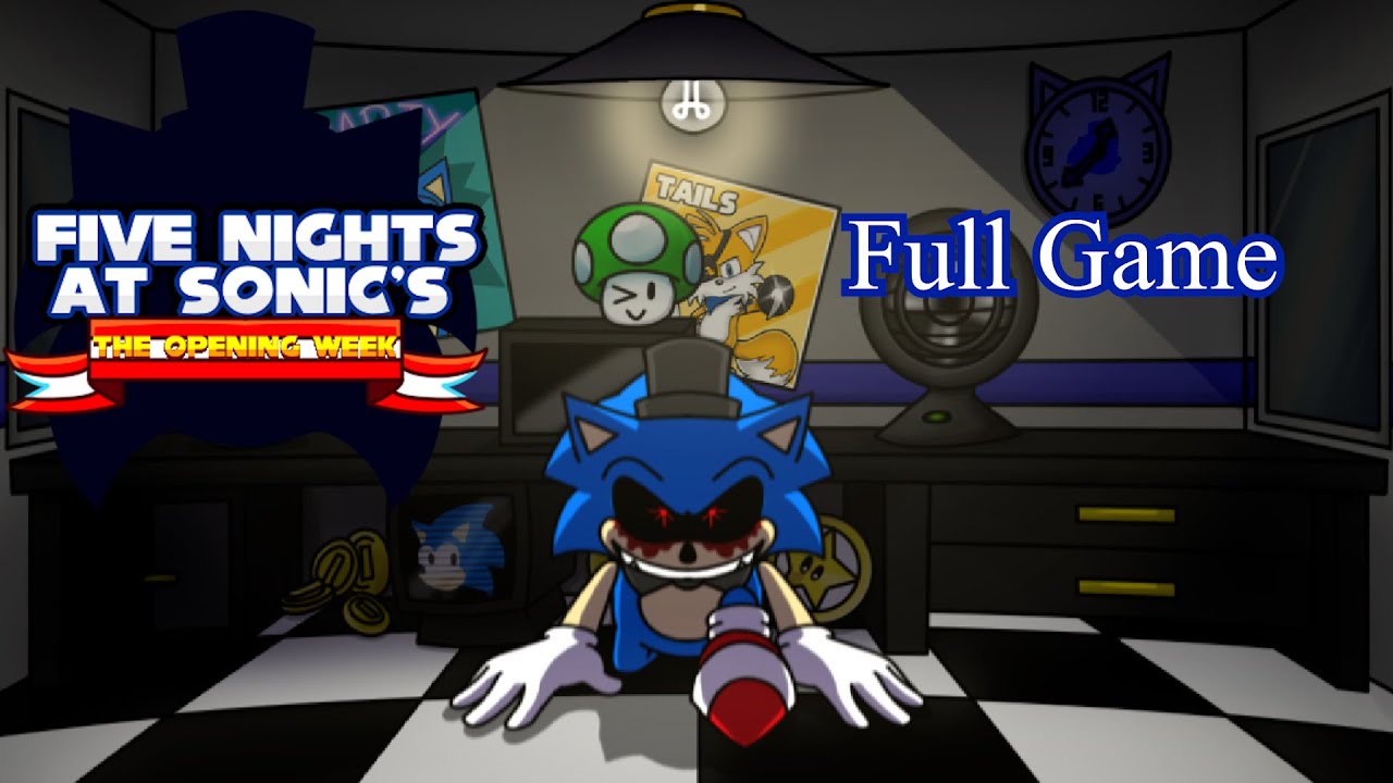 Five Nights at Sonic's Remastered: The Opening Week | Full Game
