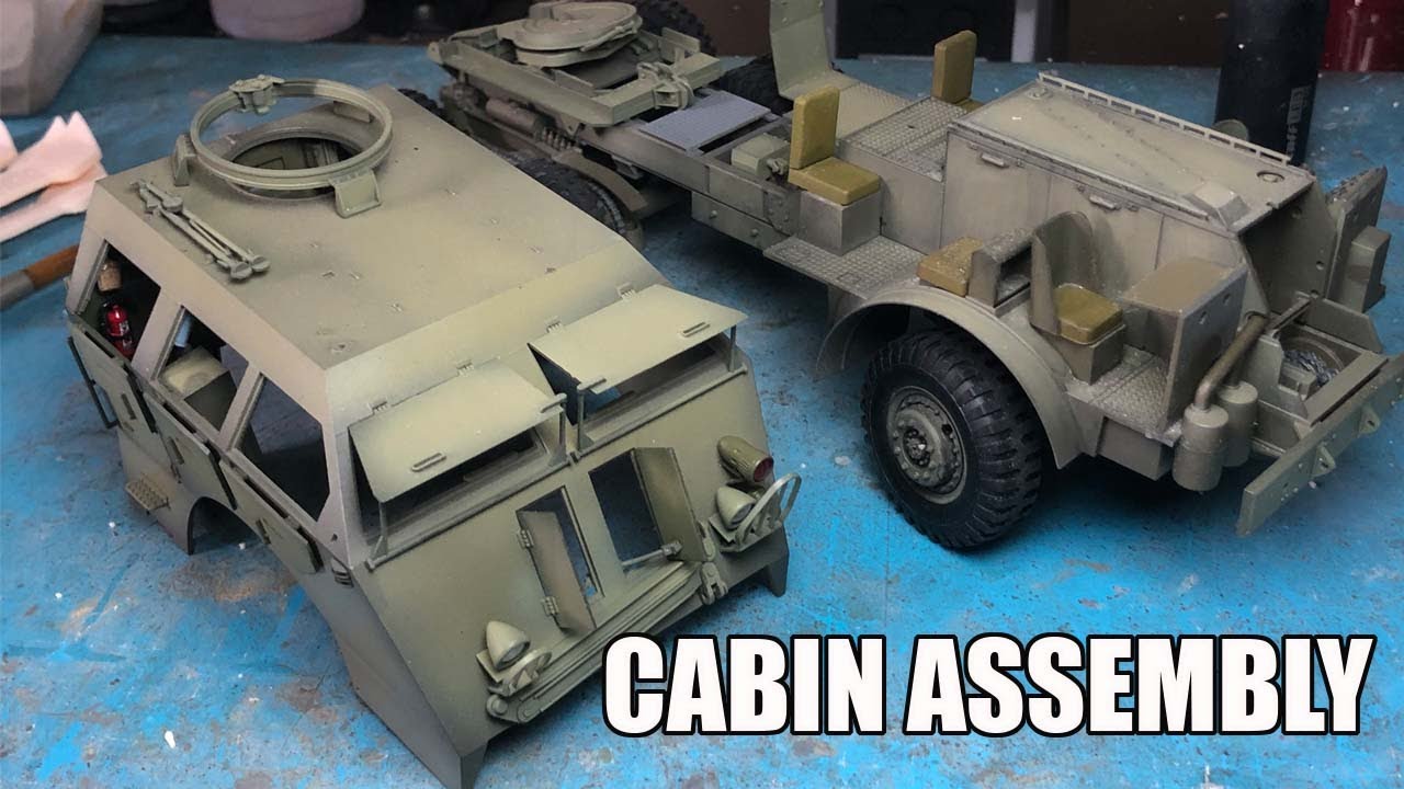 1/35 Dragon wagon Tamiya | Cabin assembly