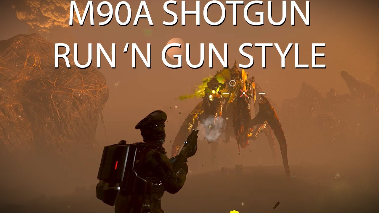 Helldivers 2 - Run 'n Gun M90A Shotgun - Predator Strain - Super Helldive