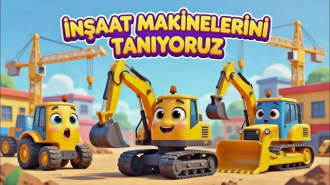 Taşitlari tanıyalım İnşaat Makinelerini Tanıyoruz.  Taşitlari öğrenelim 