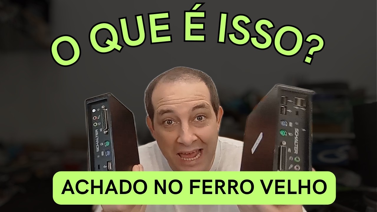 Desmontei um PC Schalter Antigo do Ferro Velho: O que tem dentro dessa caixa preta?