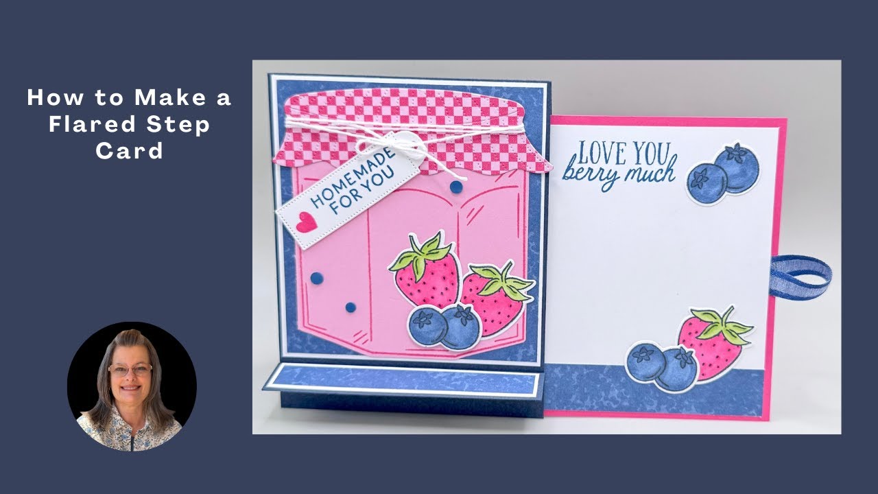 Как сделать открытку с расширяющейся ступенькой