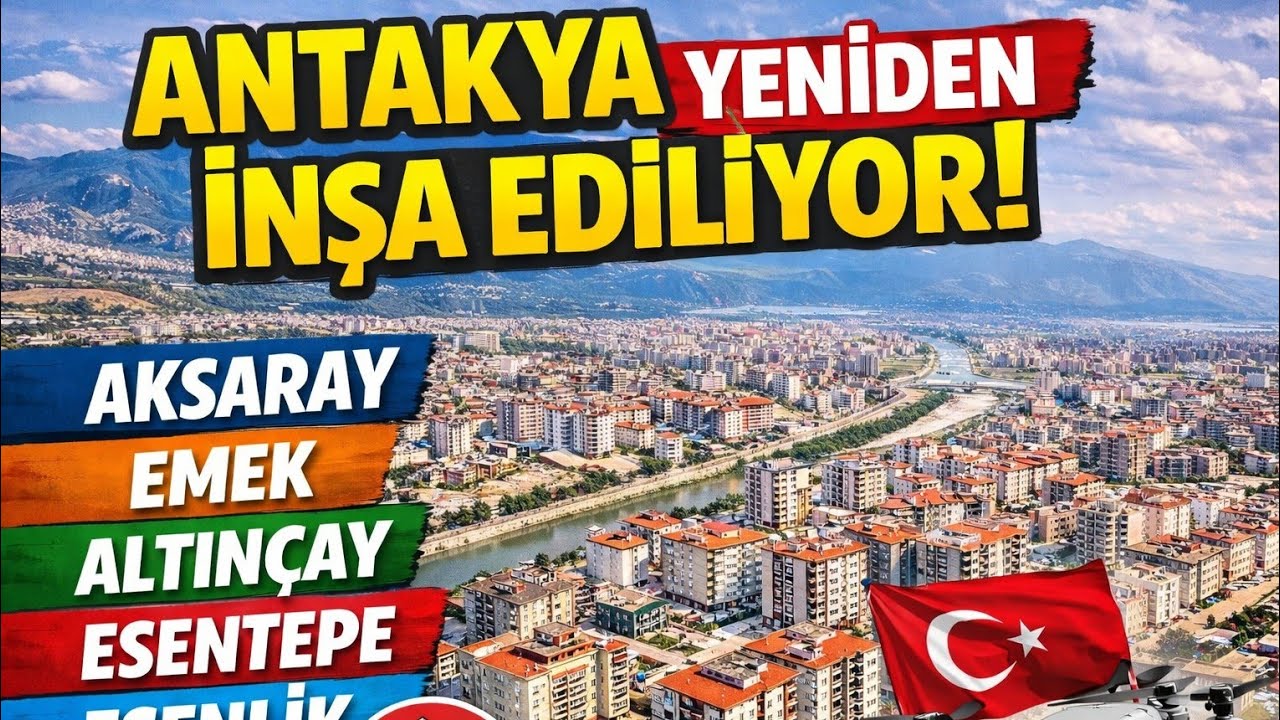 Depremden Sonra Aksaray,Emek, Altınçay, Esentepe ve Esenlik Mahalleleri Güncel Hali