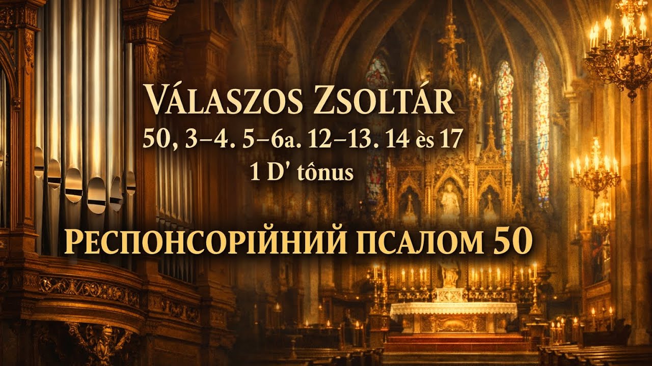 РЕСПОНСОРІЙНИЙ ПСАЛОМ 50 | VÁLASZOS ZOLTÁR 50 | Organ Music