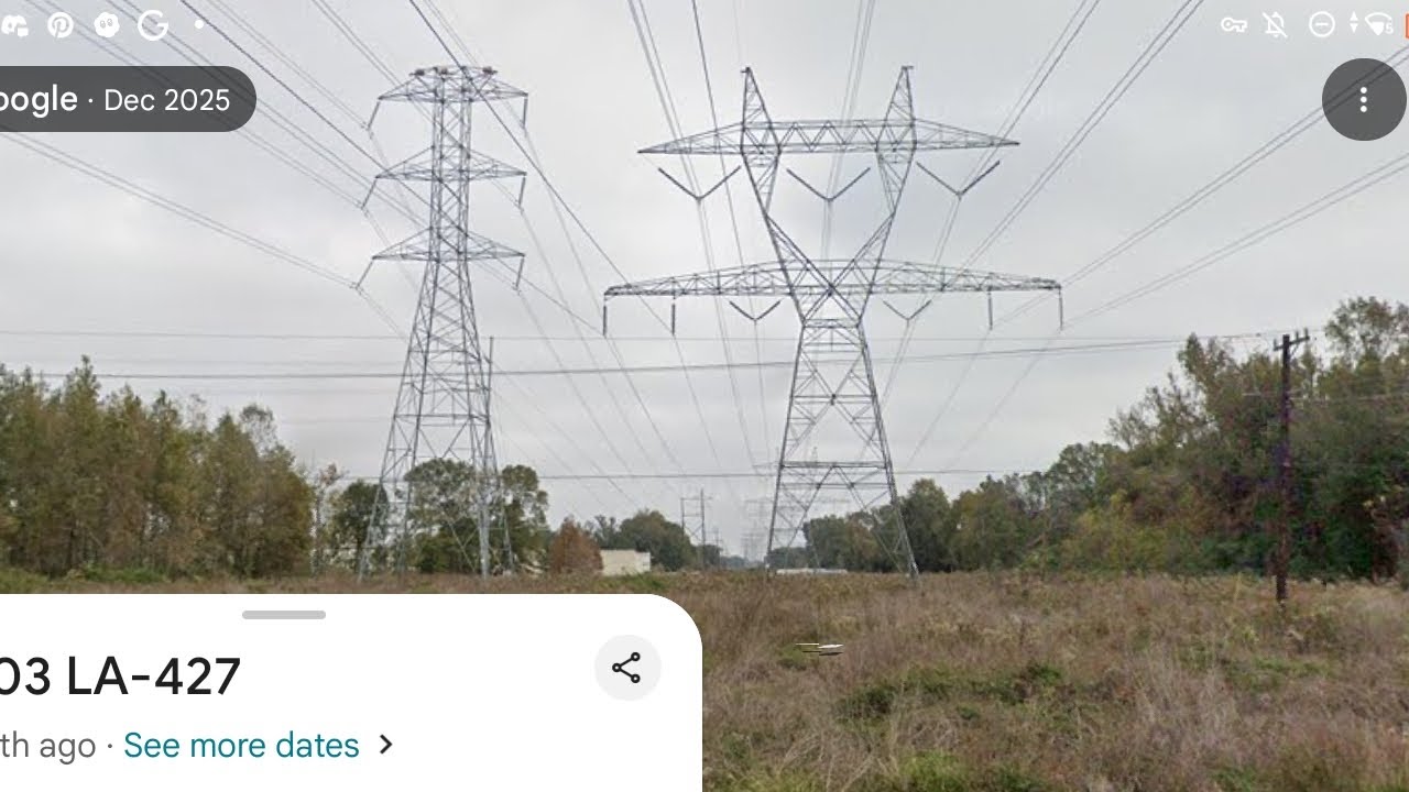 Power Lines in Louisiana