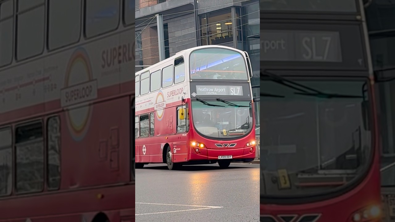 SUPERLOOP Bus Route SL7 To Heathrow & London Bus Route 403 To Warlingham 🚎🇬🇧 || #londonbuses #tfl