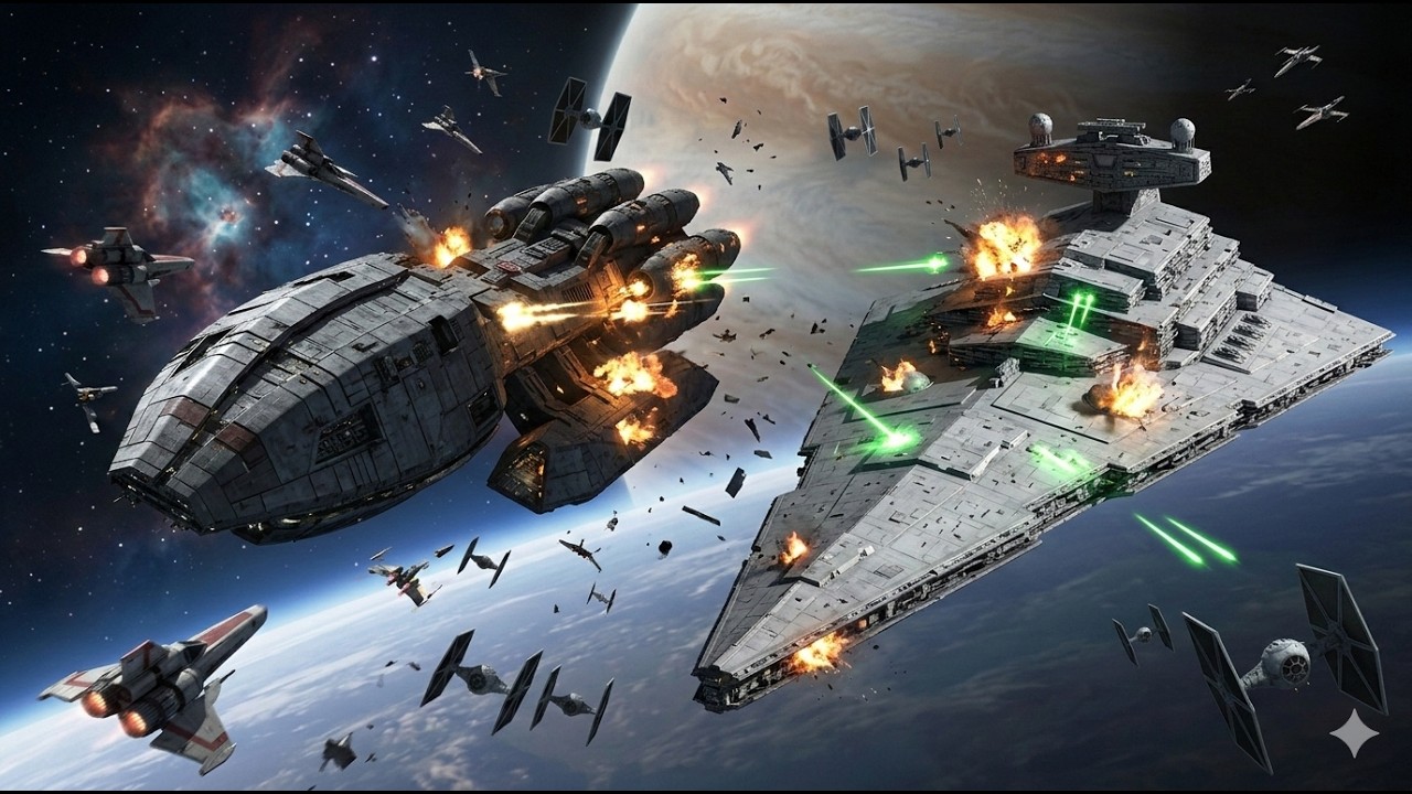 The Ultimate's Epic Space Battles Combination INSANE Cinematic Fight Scenes