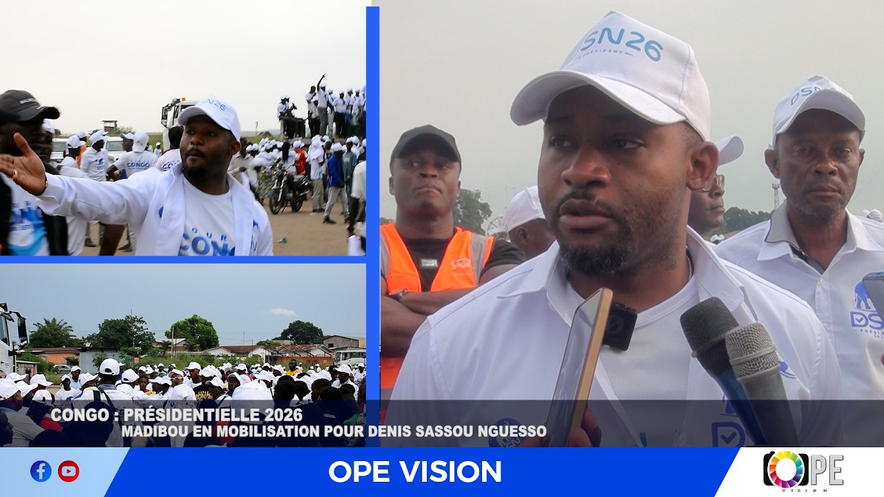 CONGO : PRÉSIDENTIELLE 2026 MADIBOU EN MOBILISATION POUR DENIS SASSOU NGUESSO