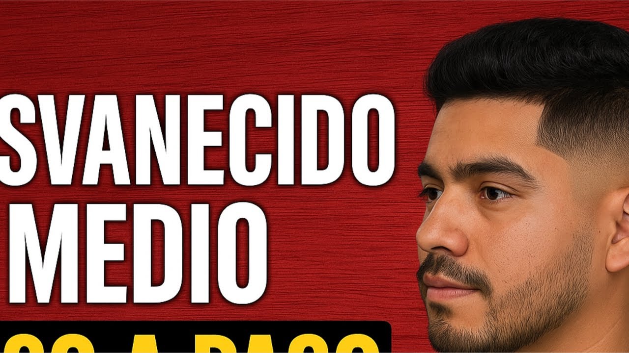 ¡Desvanecido Medio Paso a Paso! Técnica Fácil que Cualquiera Puede Aprender 🔥