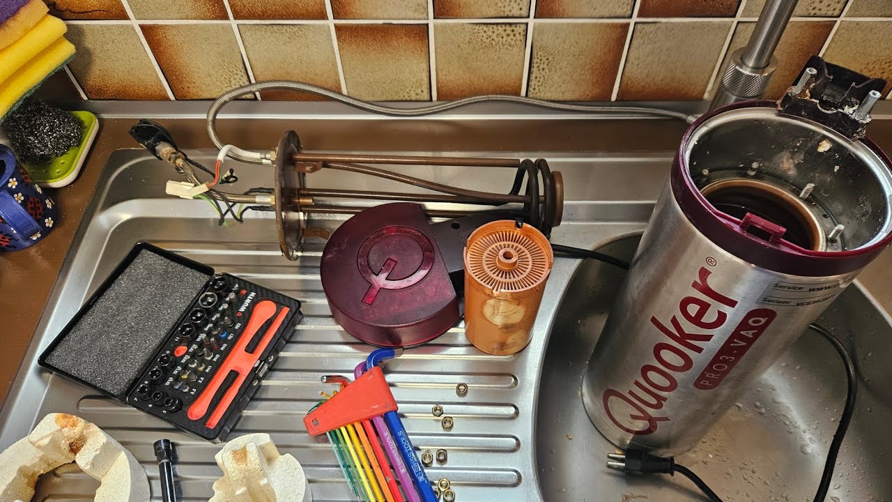 Quooker kitchentap/water tank cleanup #Quookercube#Quookerpro3