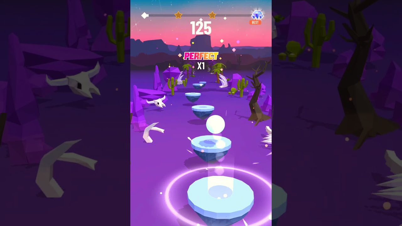 Hop Ball 3d Game play- Despacito