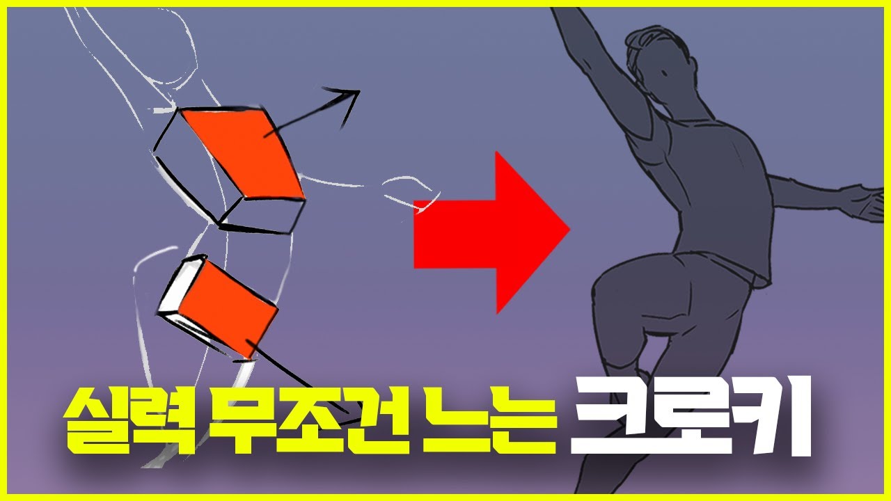 Набросок и очень простой рисунок человеческой фигуры (с участием атлетических поз)