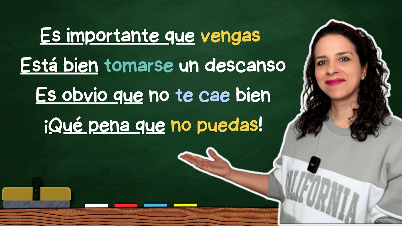 Clase GRATIS (B1): Cómo usar el SUBJUNTIVO en valoraciones (Parte 1)