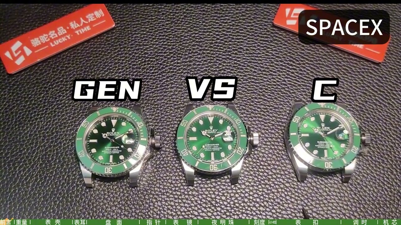Ultimate Comparison: Real Rolex 'Hulk' vs. C Factory vs. VS Factory Replicas &ndash; Buyer's Guide!