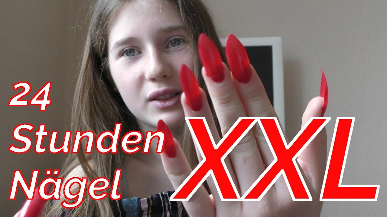 24 Stunden mit langen XXL Fake Nägeln 💅  LianasWorld