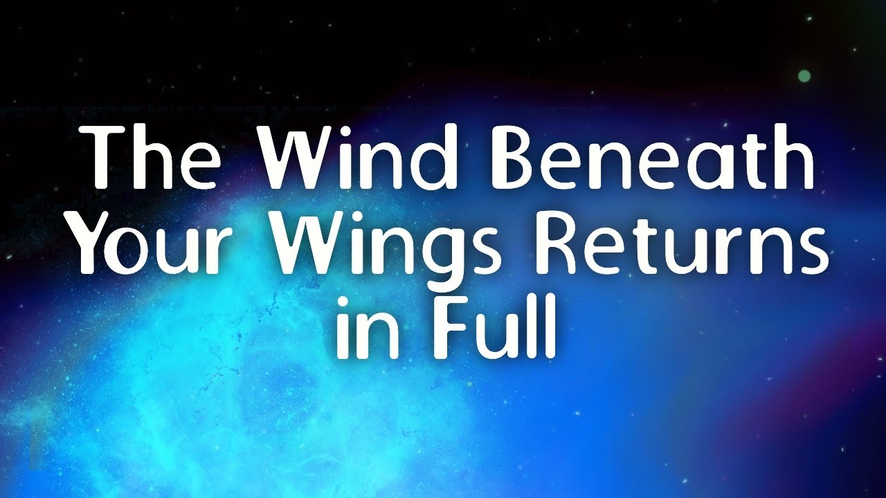 Альбом «The Wind Beneath Your Wings» возвращается в полном объеме.