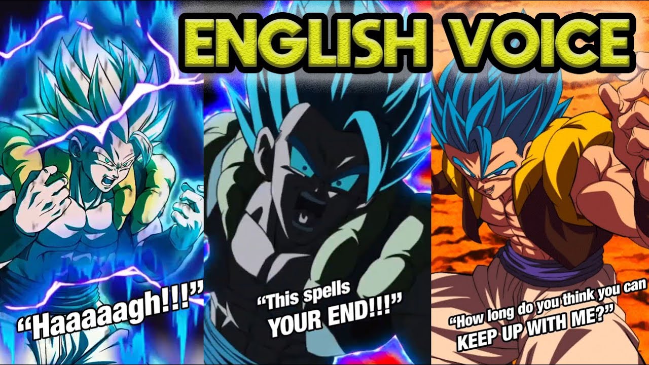 GLOBAL! PHY LR GOGETA BLUE ENGLISH SUPER ATTACKS & ACTIVE SKILLS! Dragon Ball Z Dokkan Battle