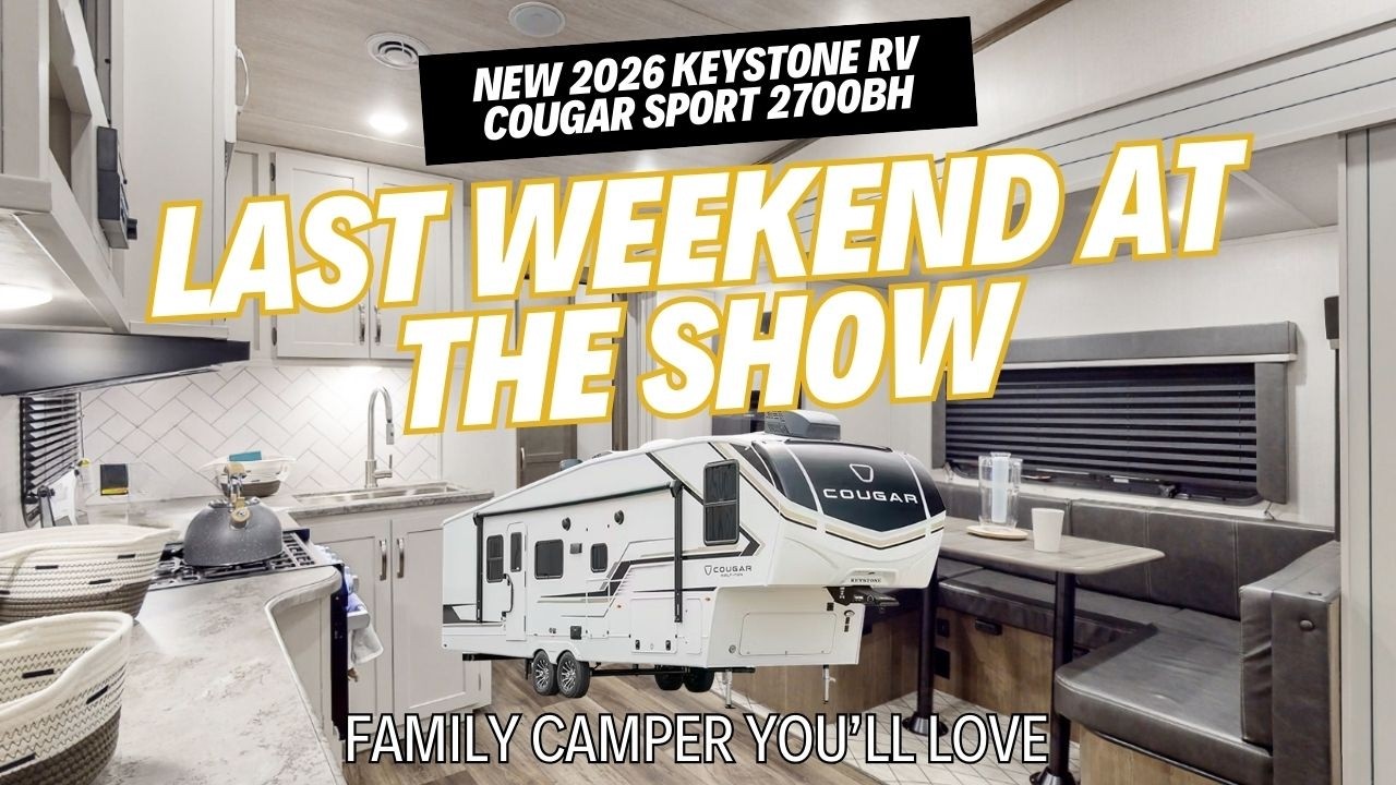 Family Camping Favorite at the Show | 2026 Keystone Cougar Sport 2700BH