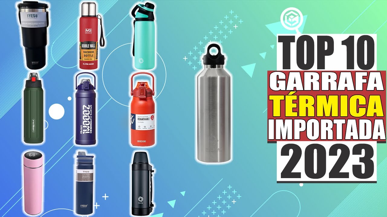 10 MELHORES GARRAFAS TÉRMICAS IMPORTADAS EM 2023 - ALIEXPRESS E SHOPEE