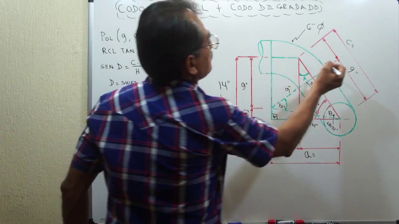 Tubería Codo de 90° R. L. + Codo degradado 2
