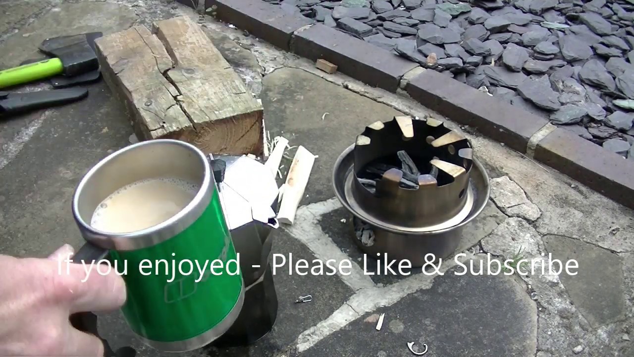 Making Coffee on a Kelly Kettle Hobo Stove