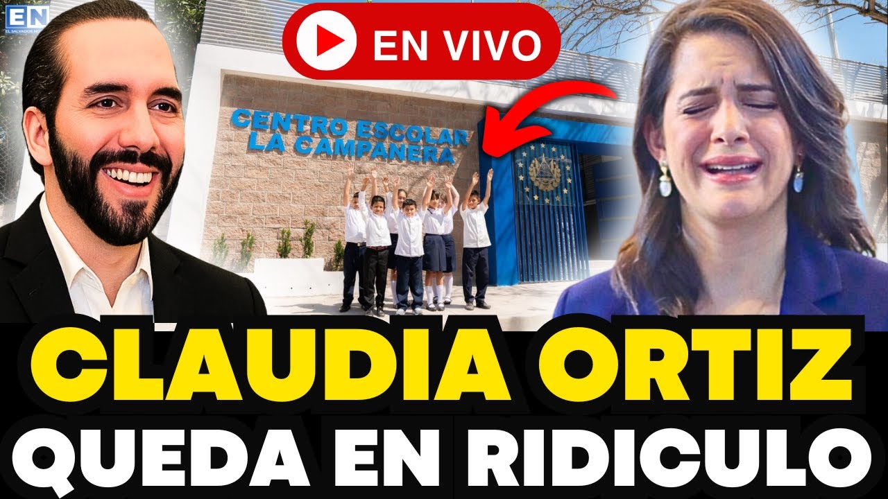 BUKELE DEJA EN RIDICULO A CLAUDIA ORTIZ CON ESTO EN EL SALVADOR
