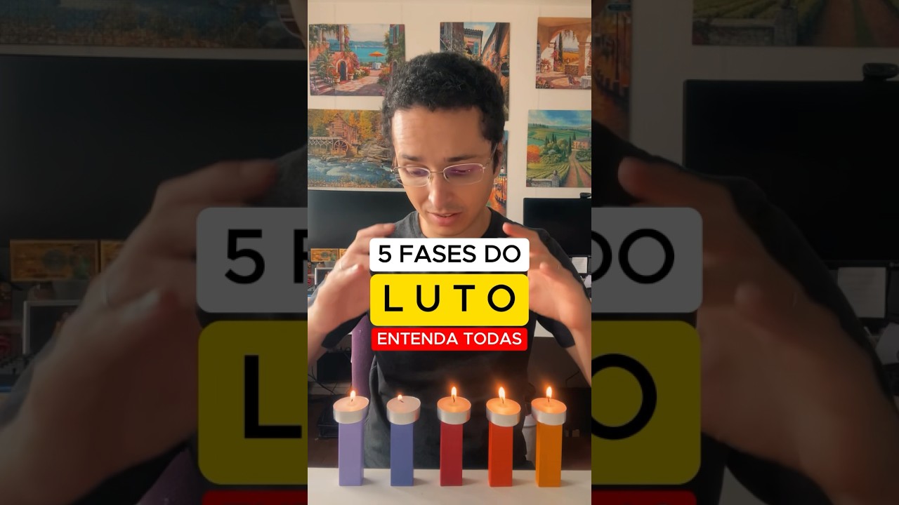 5 FASES do LUTO (entenda cada uma) #luto #psicologia #reflex&atilde;o #saudemental #depress&atilde;o #depressao