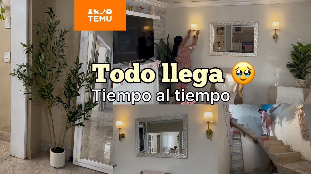 Mi Hogar Bonito con TEMU🏡||Se acabó el presupuesto para la construcción🥺🚧