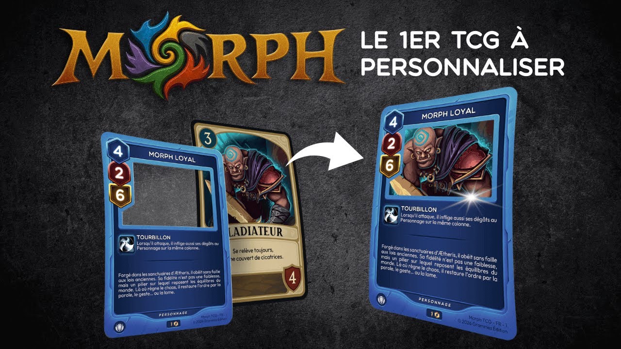 Morph TCG : Le jeu d&rsquo;affrontement personnalisable qui bouscule les codes