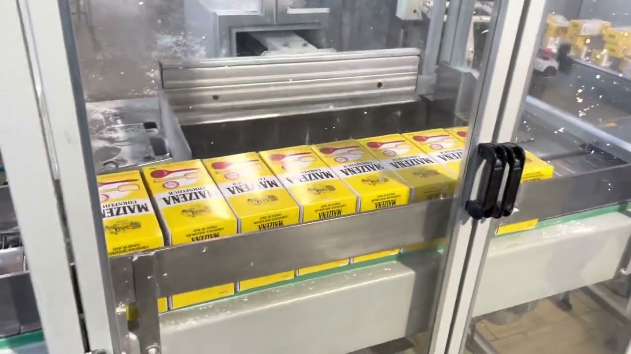 Shrink wrapping stacked boxes
