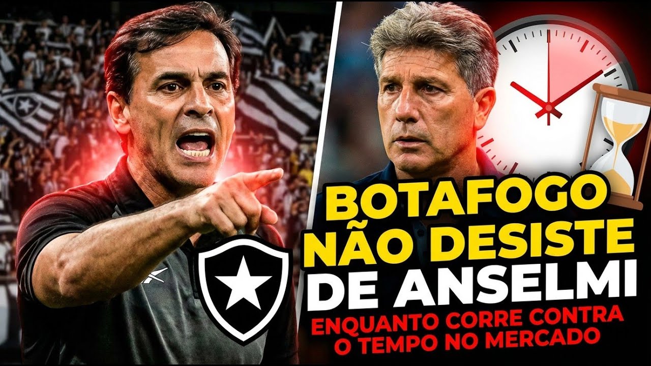 Botafogo não desiste de Anselmi enquanto corre contra o tempo no mercado