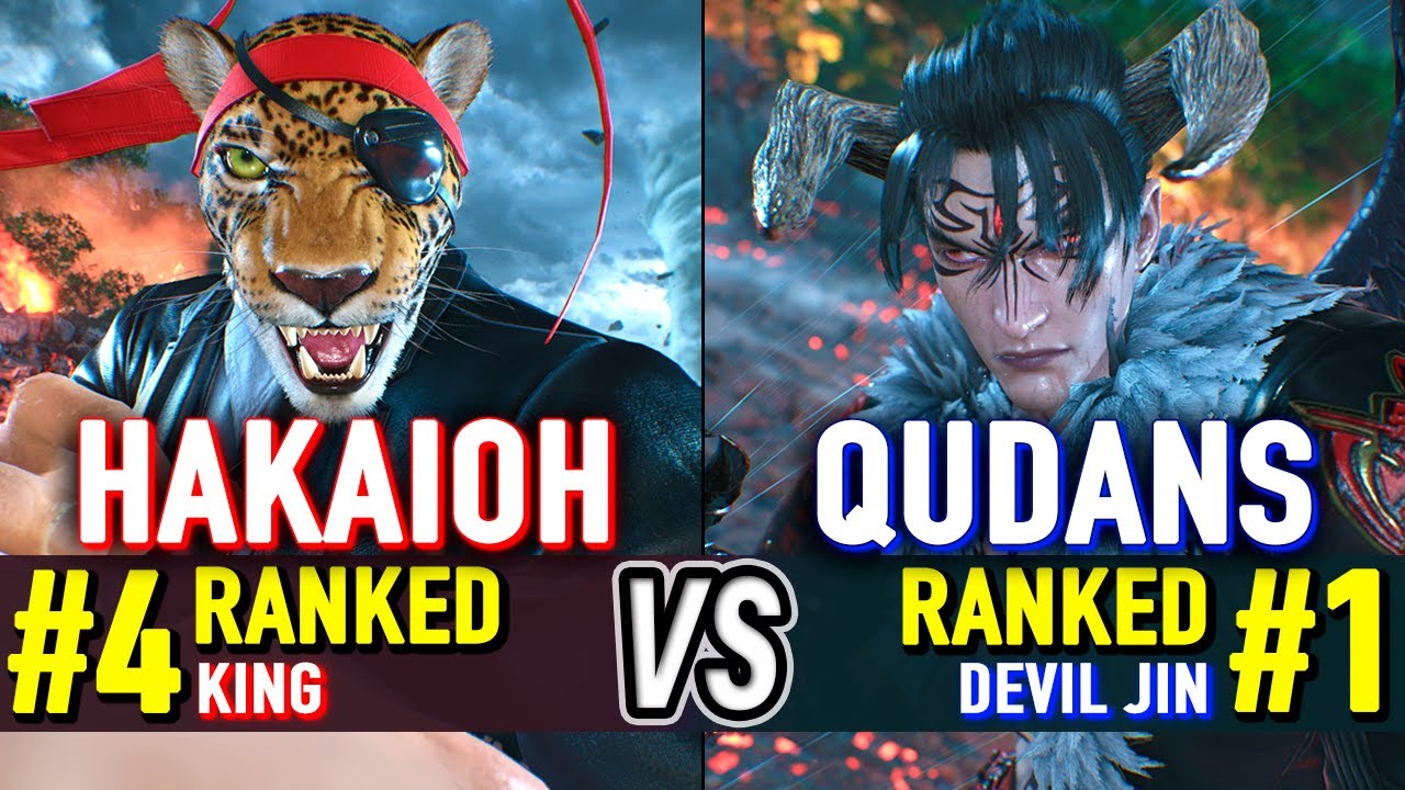 T8 🔥 HAKAIOH (#4 Ranked King) vs QUDANS (#1 Ranked Devil Jin) 🔥 Tekken 8 High Level Gameplay
