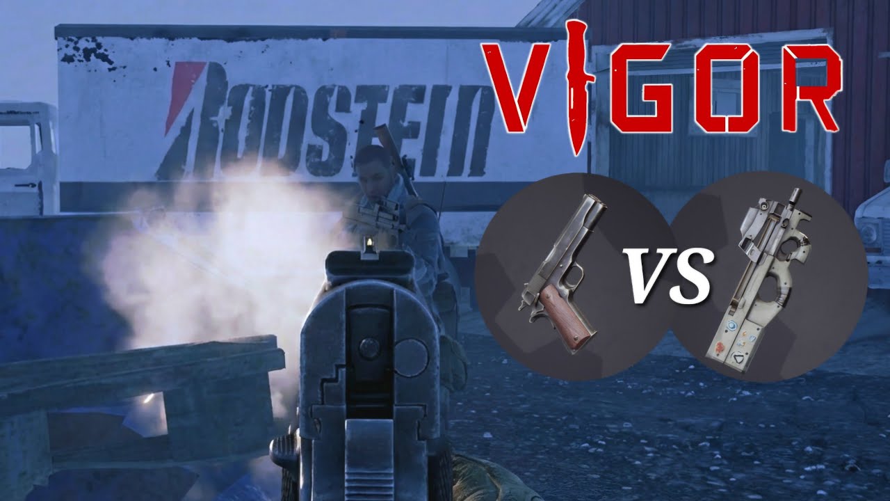 VIGOR . PvP M1911 Vs P90 . @Vigorthegame @SEBER-78 SUS y 👍🏻 Gracias!