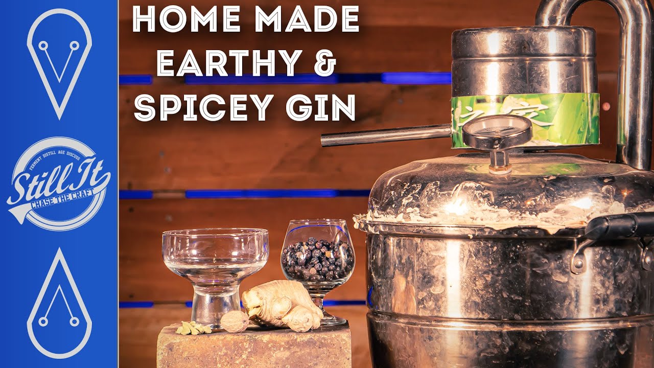 Make An Earthy Spicey Unique Gin At Home: Mini Pot Still