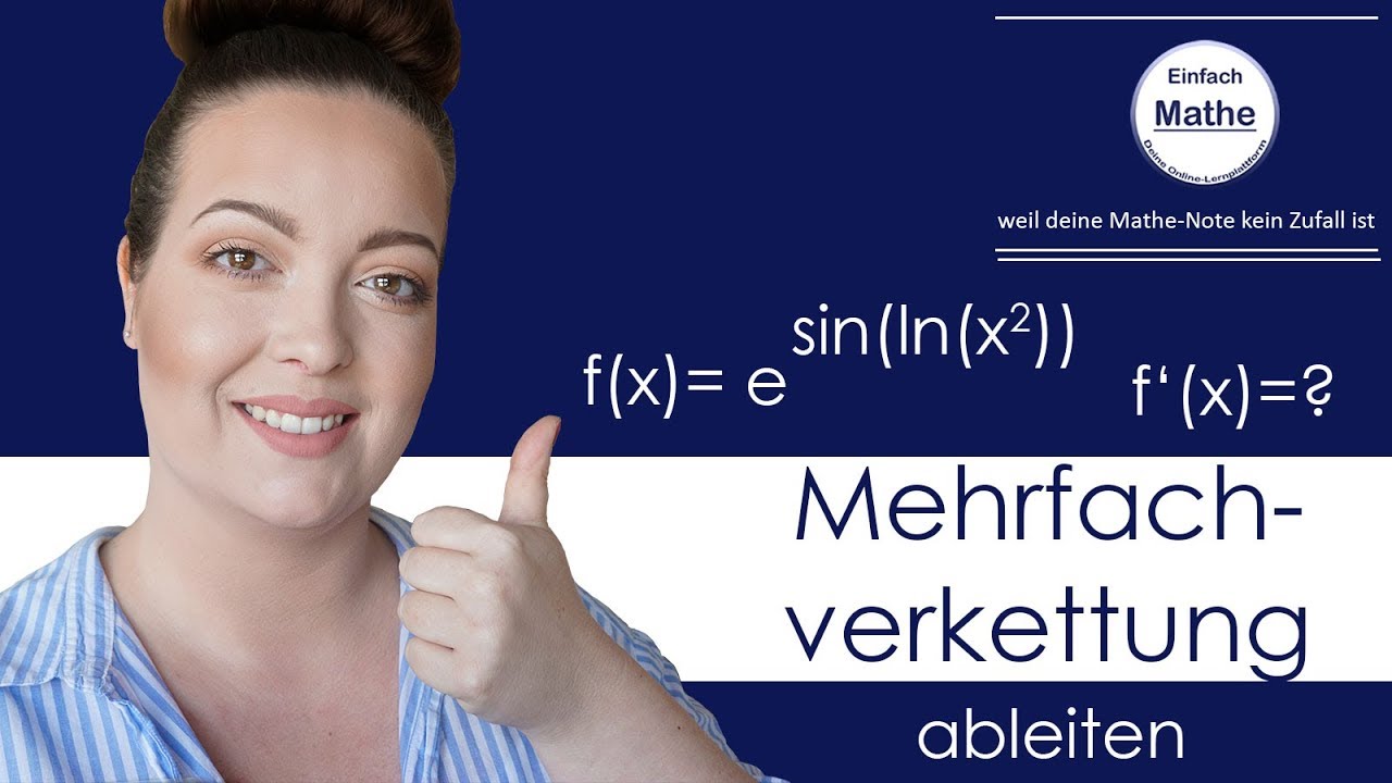 Mehrfache Kettenregel ableiten | Verkettung in Verkettung in Verkettung by einfach mathe!