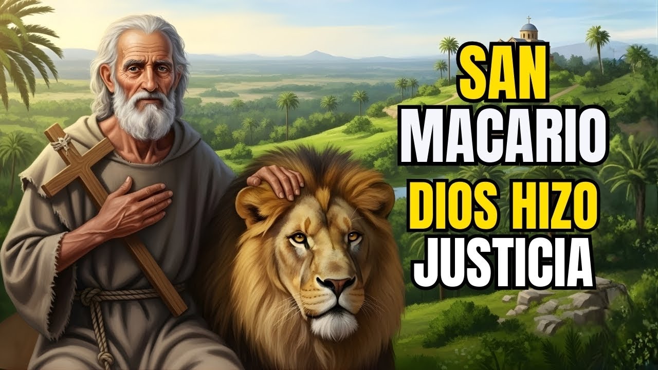🦁 SAN MACARIO: Padre del DESIERTO Egipcio - Vivió 90 Años en CUEVA 🏜️